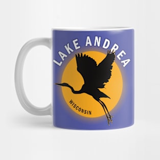 Lake Andrea in Wisconsin Heron Sunrise Mug